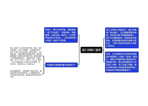 杏仁和桃仁鉴定