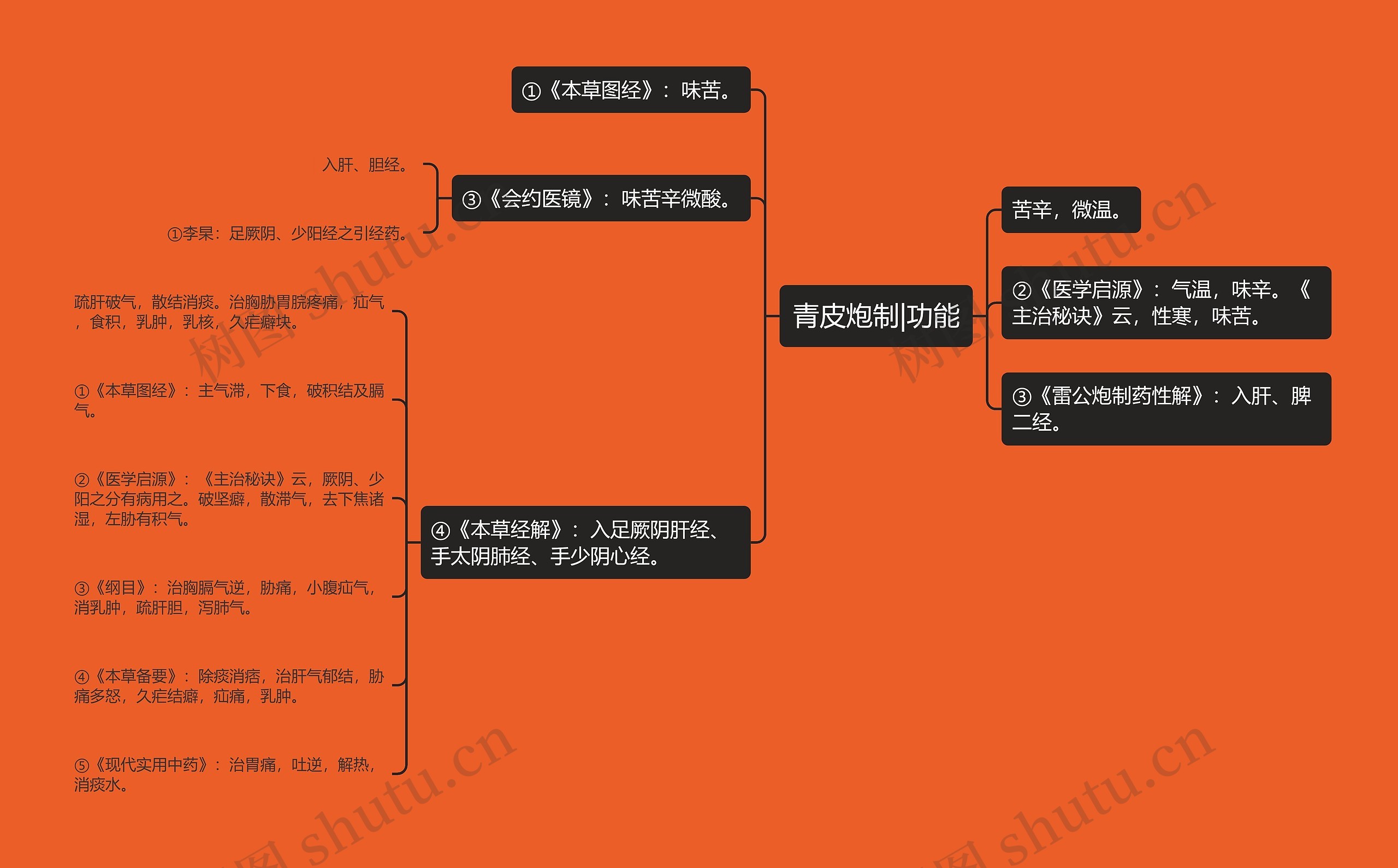 青皮炮制|功能 青皮炮制|功能