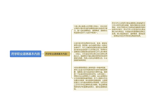 药学职业道德基本内容