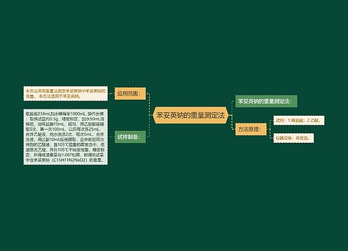 苯妥英钠的重量测定法