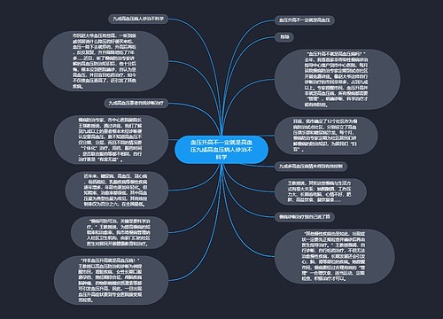 血压升高不一定就是高血压九成高血压病人诊治不科学