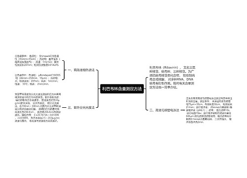 利巴韦林含量测定方法