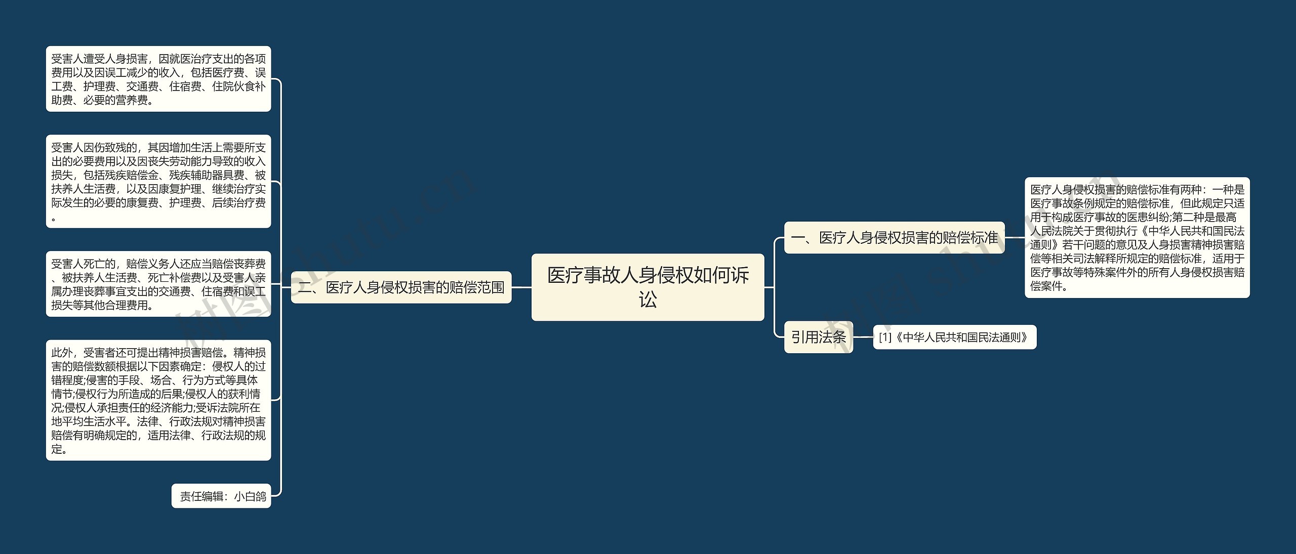 医疗事故人身侵权如何诉讼思维导图