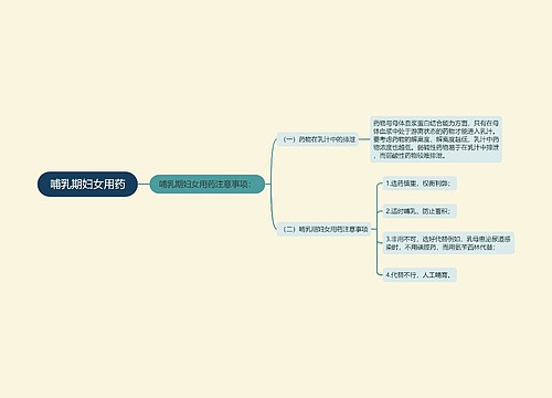 哺乳期妇女用药