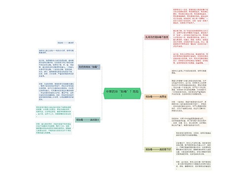 中草药排“胎毒”？危险！思维导图