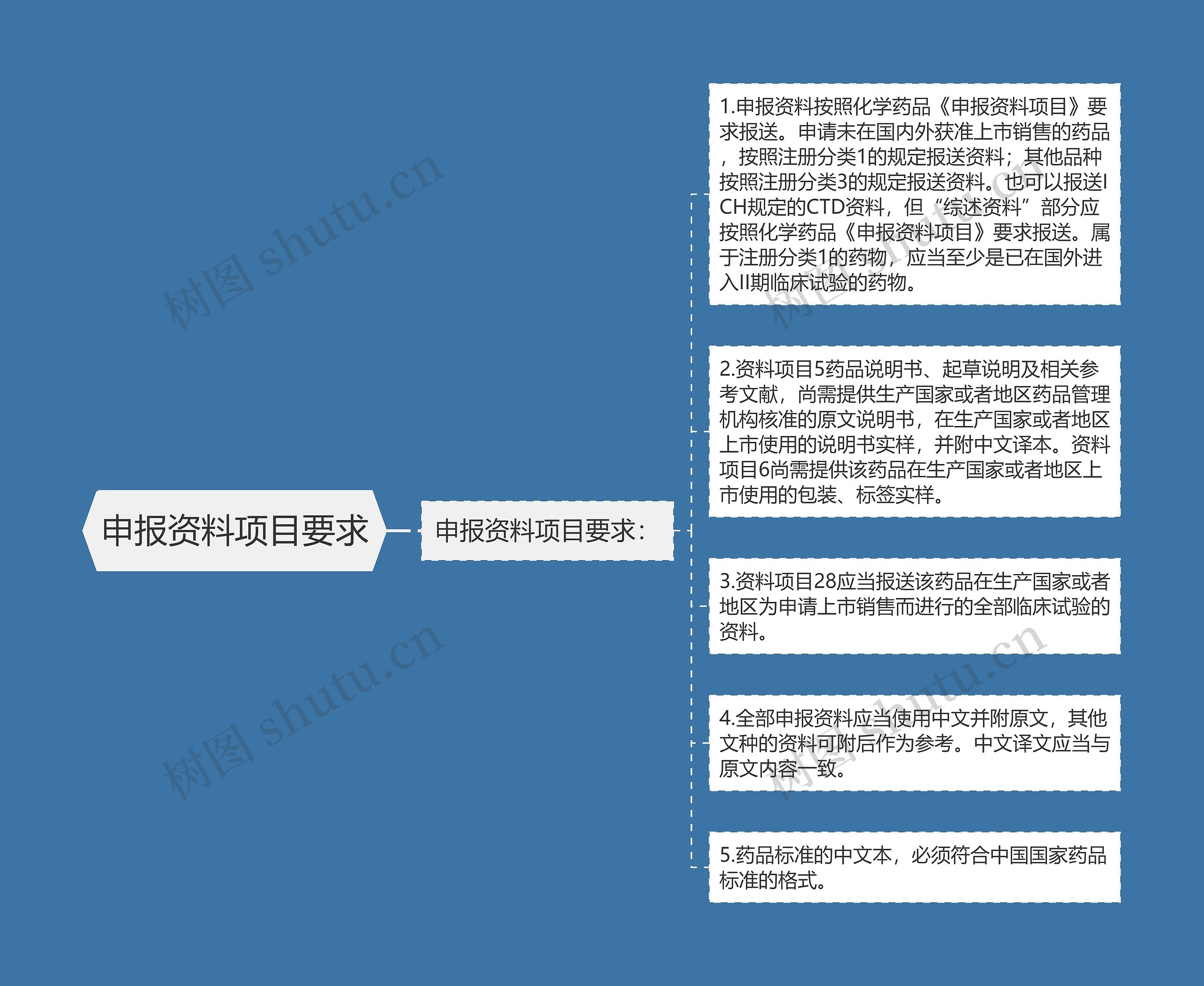 申报资料项目要求 申报资料项目要求