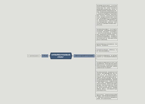 如何选择医疗纠纷鉴定医疗机构？