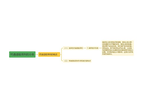 钙通道阻滞剂的分类