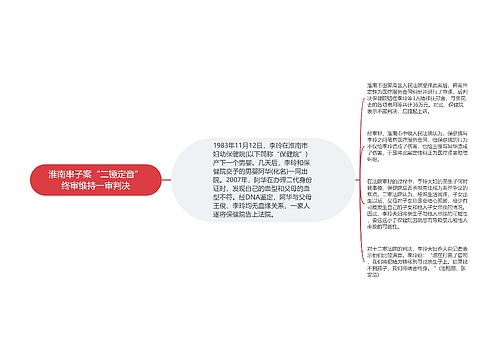 淮南串子案“二锤定音”终审维持一审判决