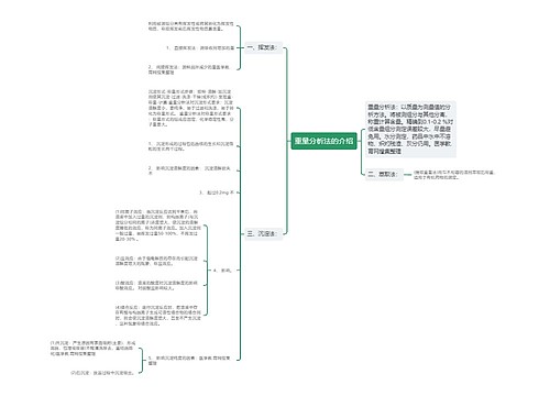 重量分析法的介绍