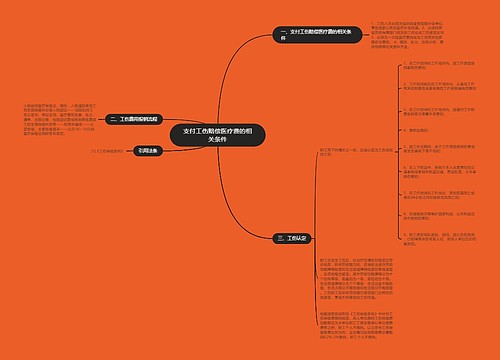 支付工伤赔偿医疗费的相关条件