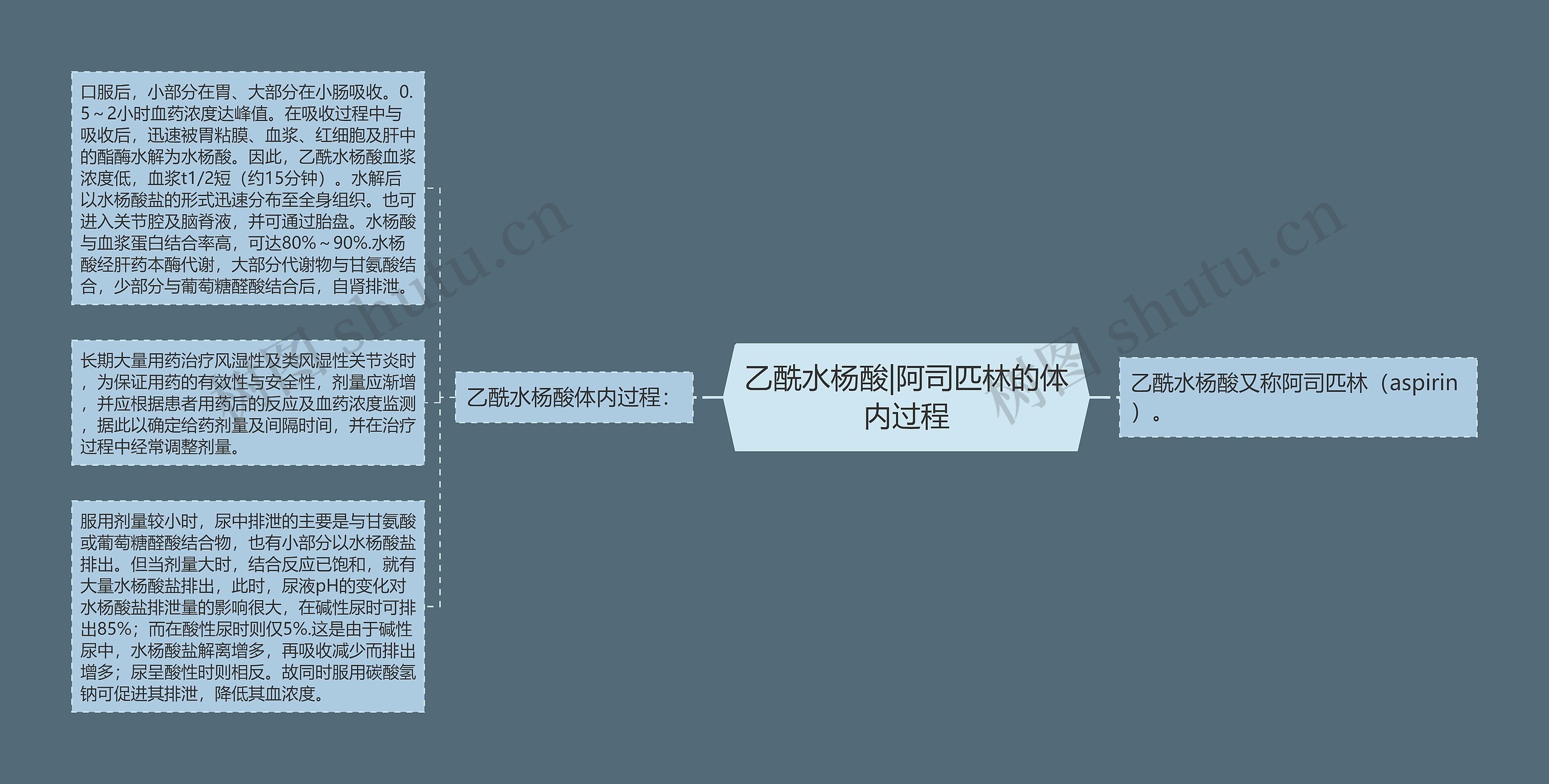 乙酰水杨酸|阿司匹林的体内过程