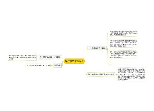 医疗事故怎么诉讼