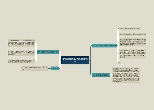 医院收据可以当发票报销吗