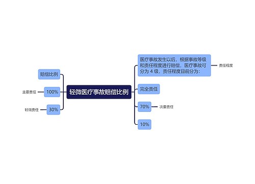 轻微医疗事故赔偿比例