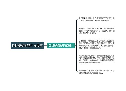 巴比妥类药物不良反应