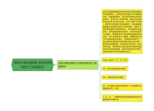 湿热灭菌法原理-初级药物制剂工技能操作