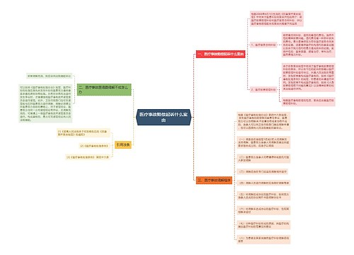 医疗事故赔偿起诉什么案由