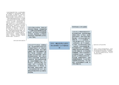 泸州：痛经症误诊为宫外孕女孩被丽人女子医院忽悠