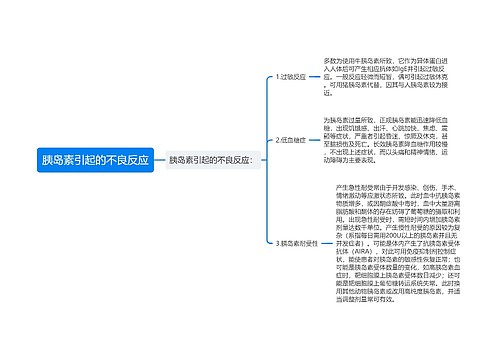 胰岛素引起的不良反应