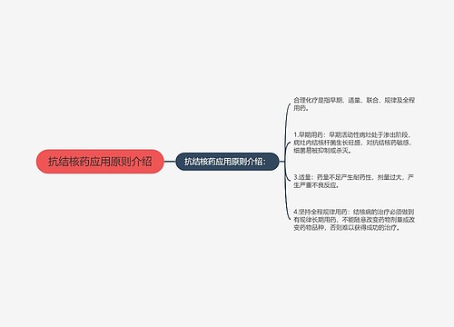 抗结核药应用原则介绍