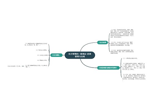 处方管理的一般规定-药事管理与法规