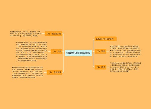 纸电脉分析化学操作