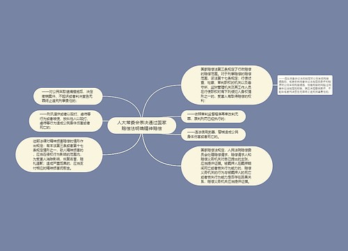 人大常委会表决通过国家赔偿法明确精神赔偿