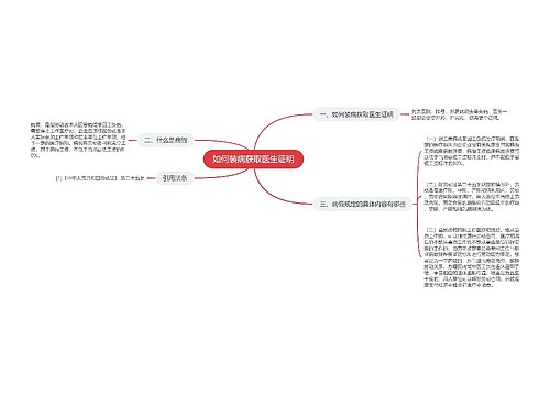 如何装病获取医生证明