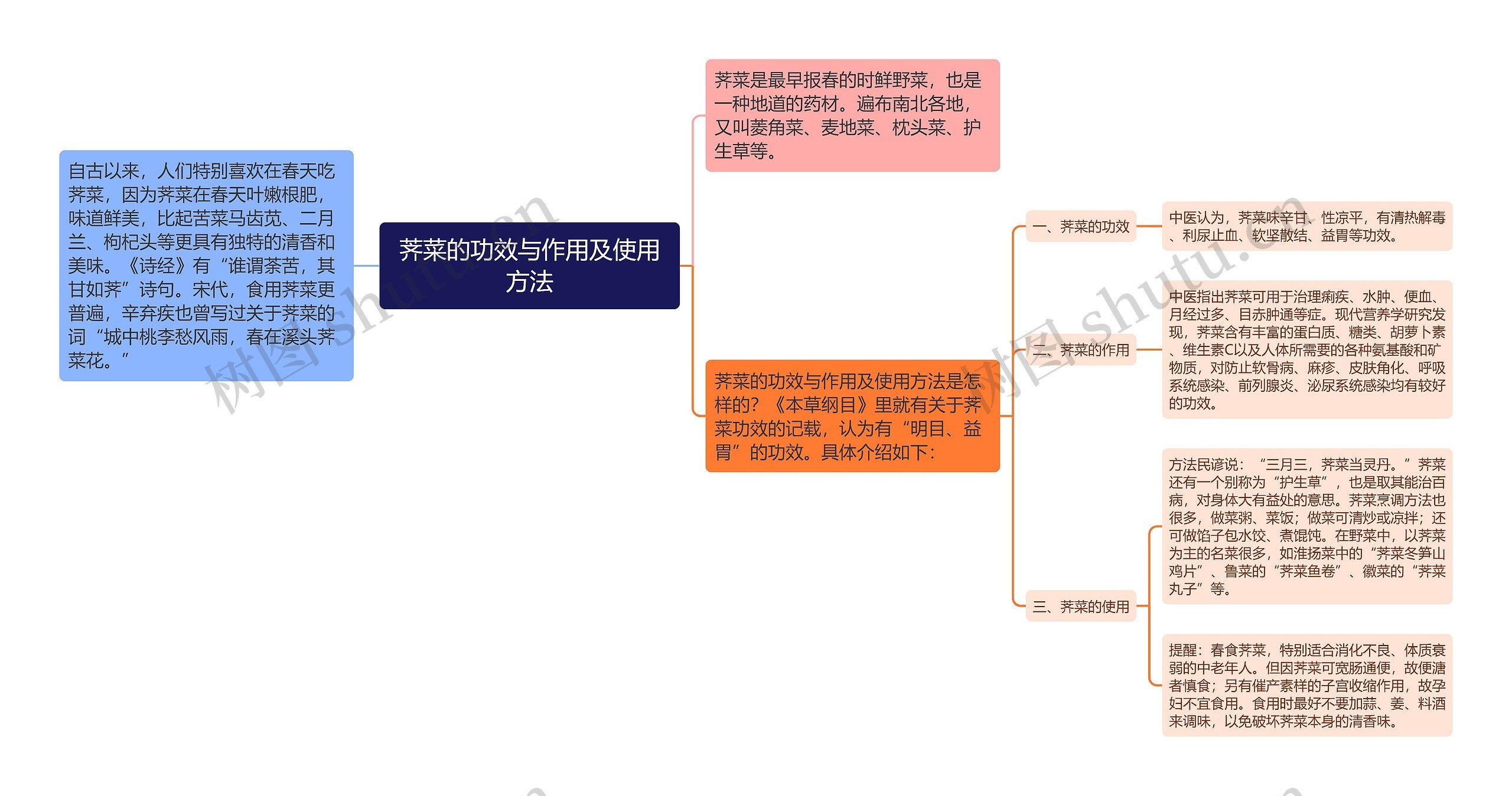 荠菜的功效与作用及使用方法