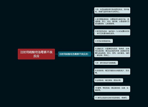 注射用硫酸培洛霉素不良反应