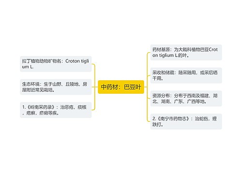 中药材：巴豆叶