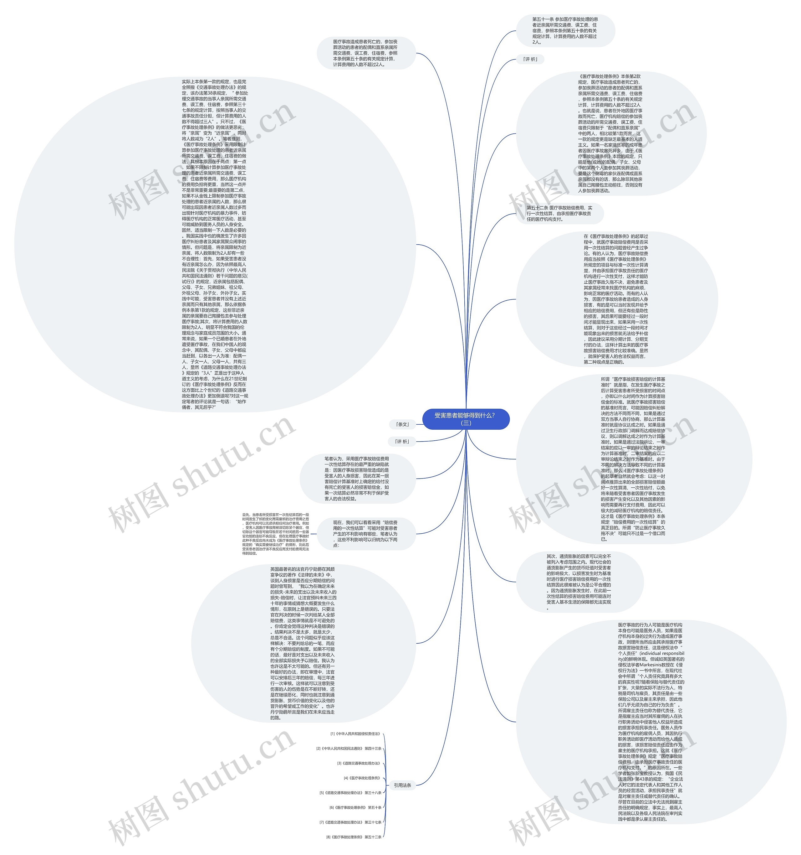 受害患者能够得到什么？（三）思维导图