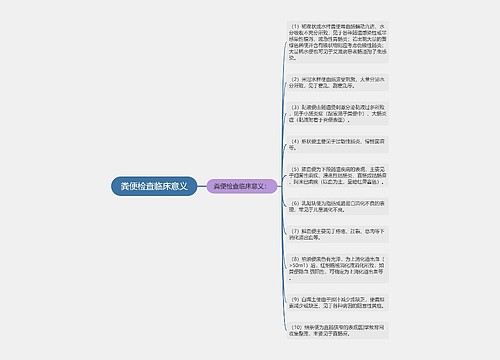 粪便检查临床意义