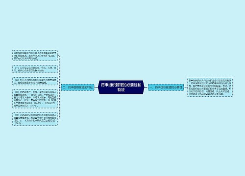 药事组织管理的必要性和特征