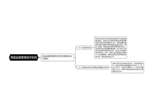 药品监督管理技术机构