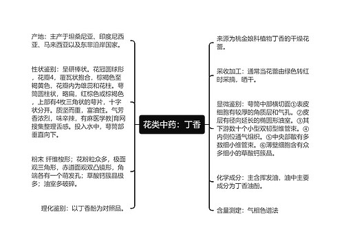 花类中药：丁香