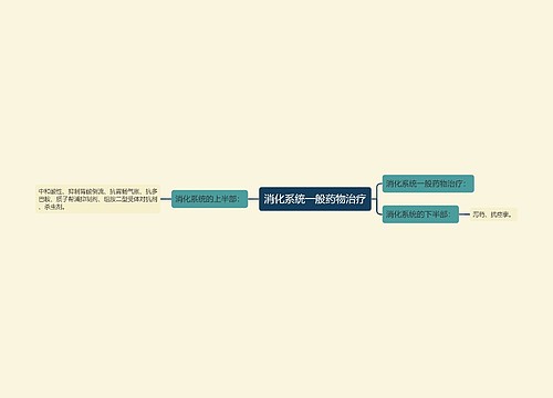 消化系统一般药物治疗