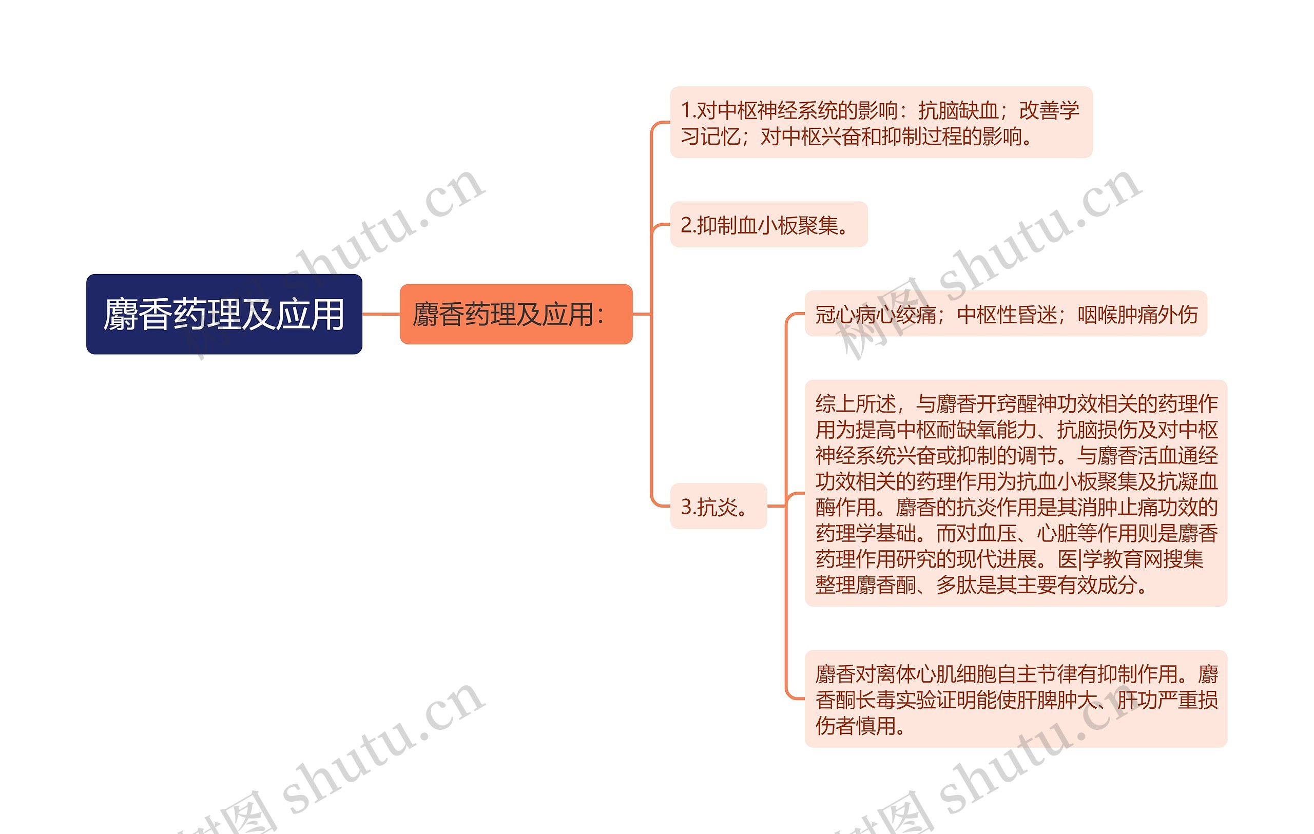 麝香药理及应用