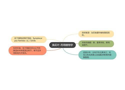 臭菘叶-药用植物学