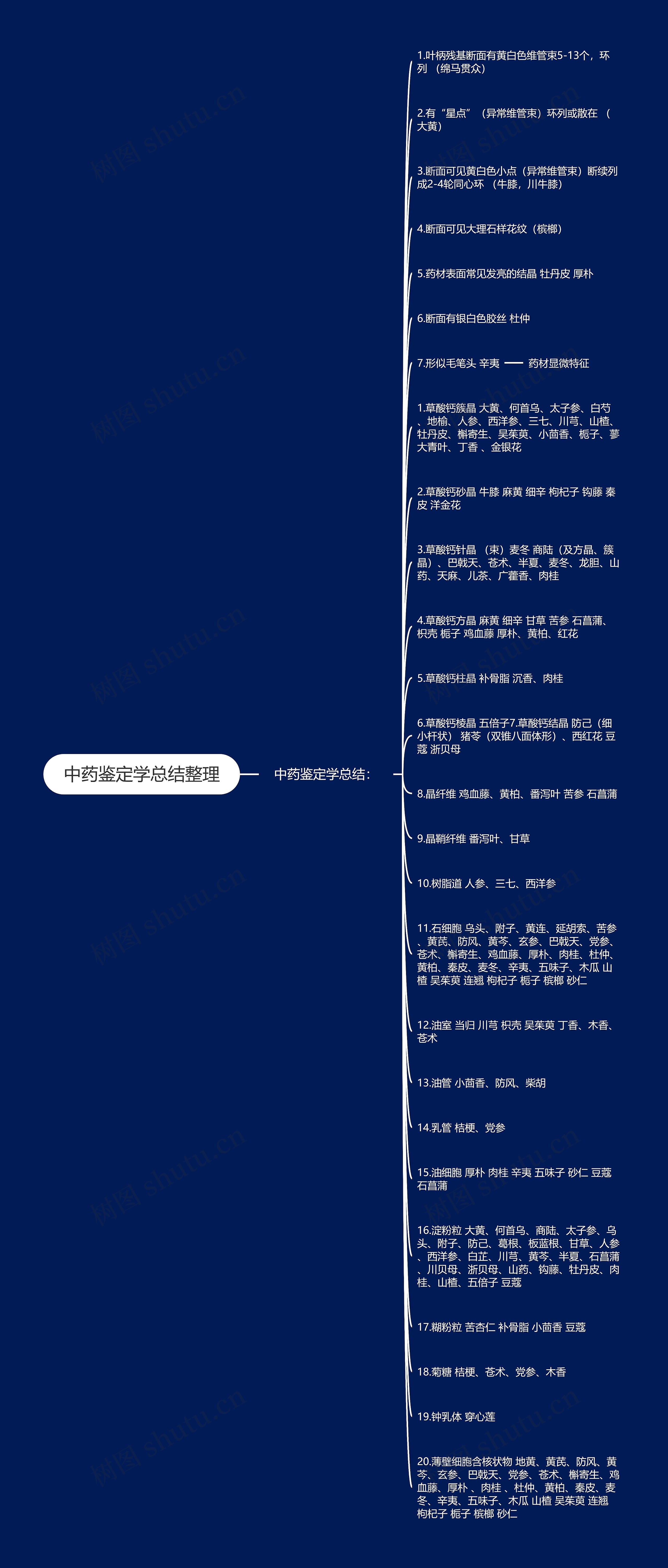 中药鉴定学总结整理