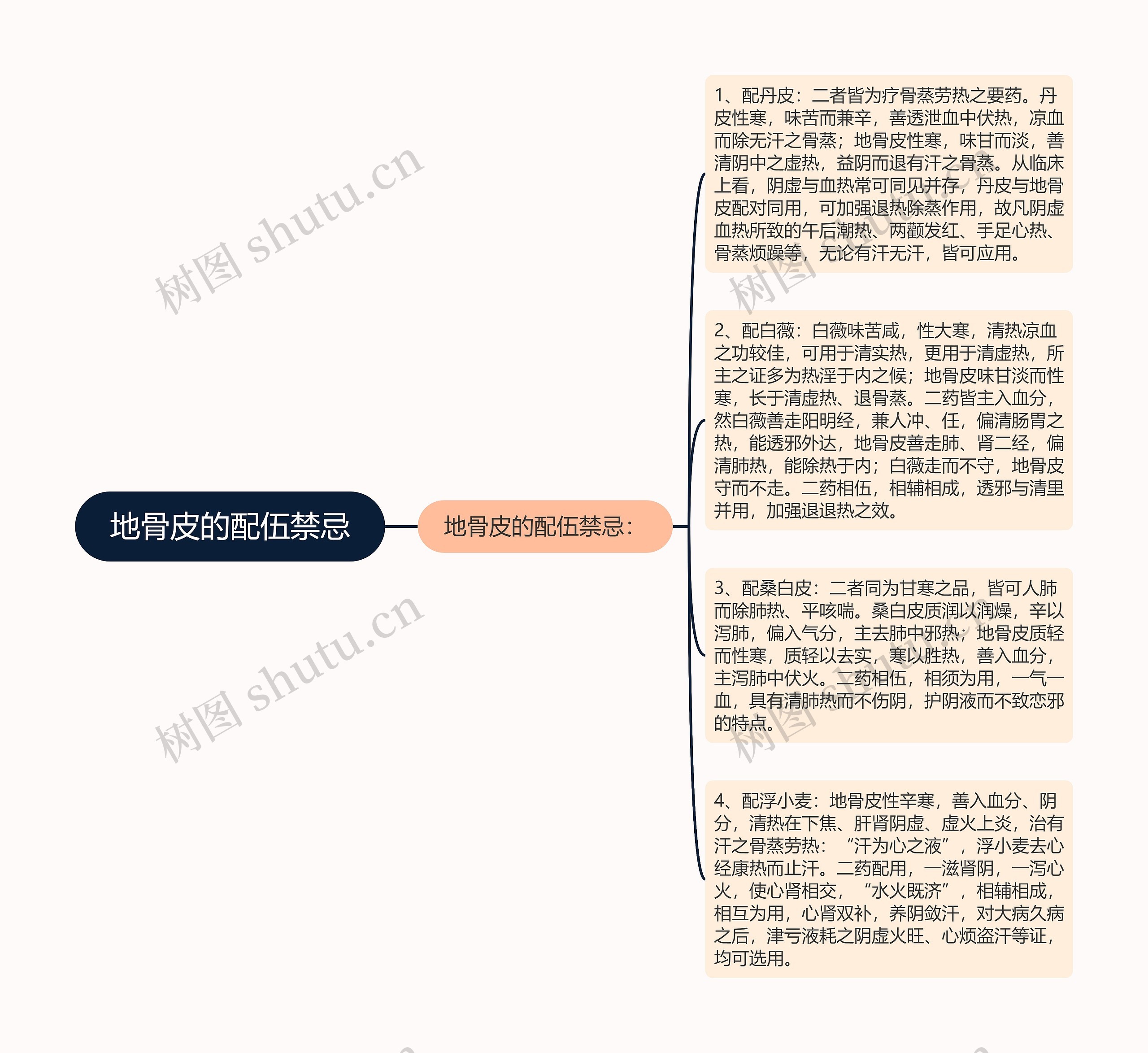 地骨皮的配伍禁忌