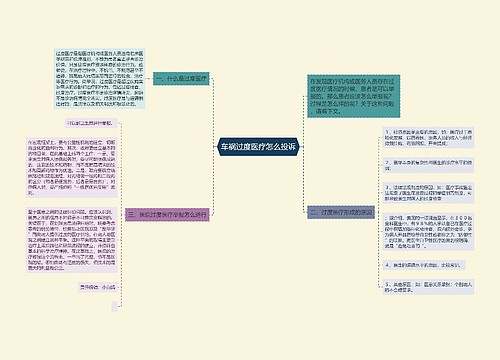 车祸过度医疗怎么投诉