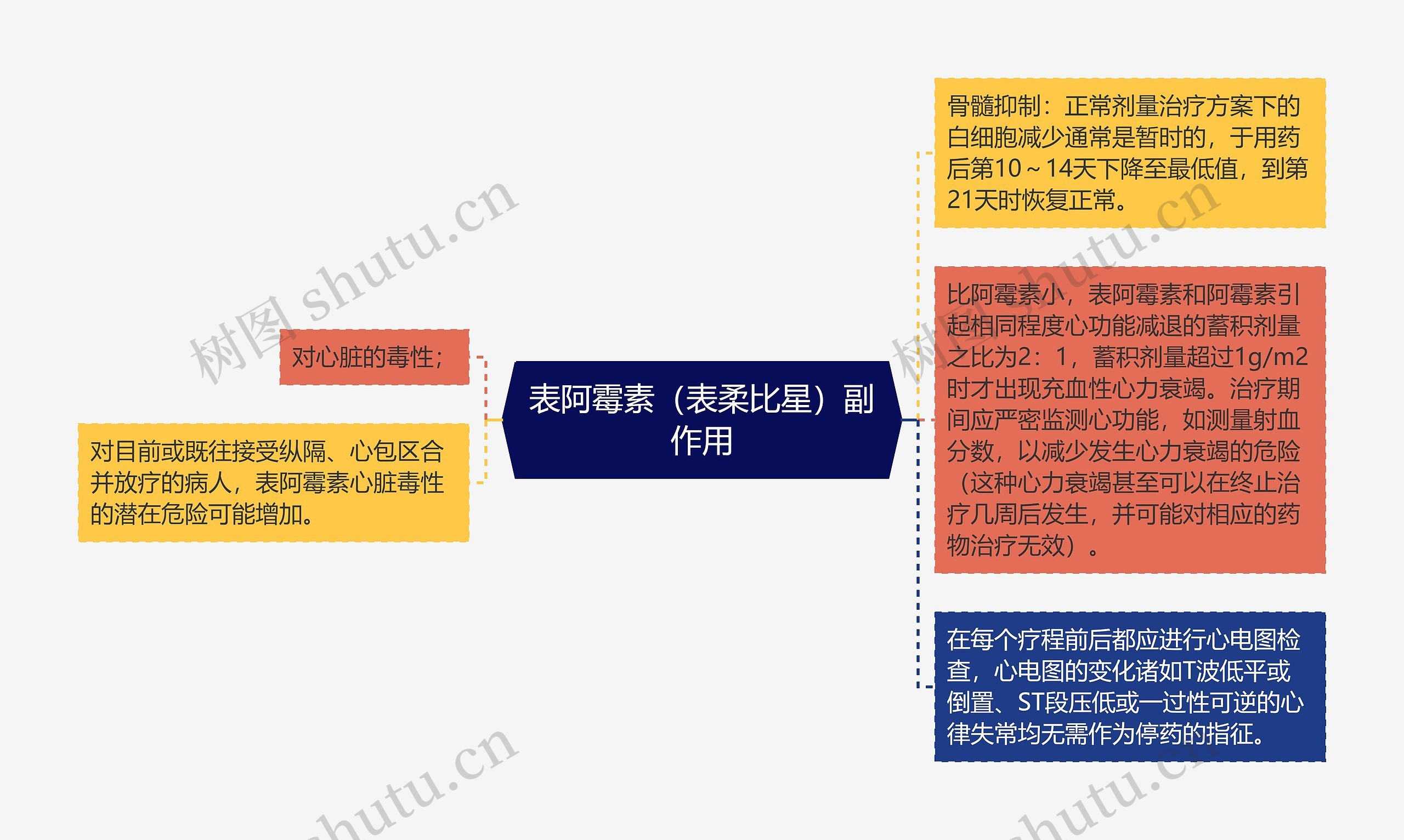 表阿霉素（表柔比星）副作用