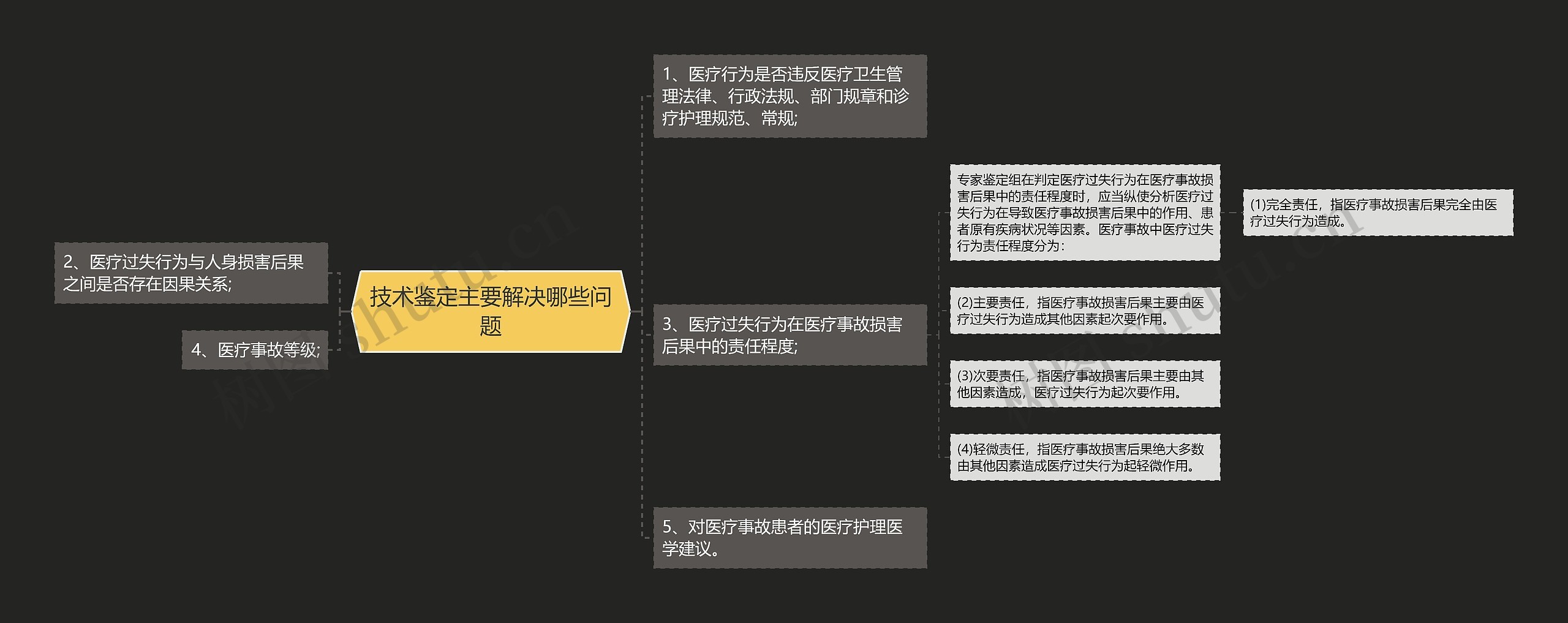 技术鉴定主要解决哪些问题思维导图