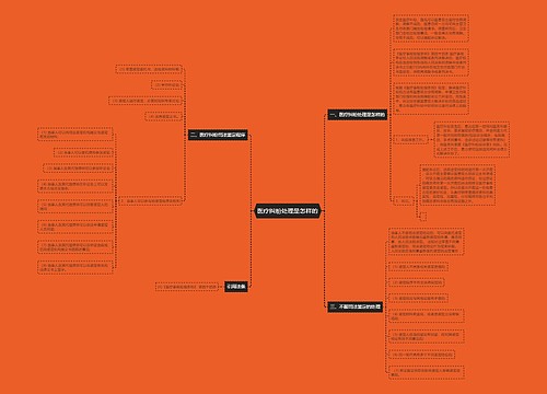 医疗纠纷处理是怎样的