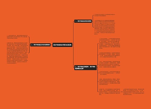 医疗事故如何投诉医院