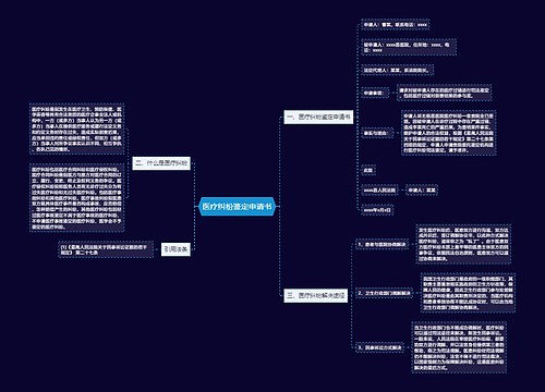 医疗纠纷鉴定申请书