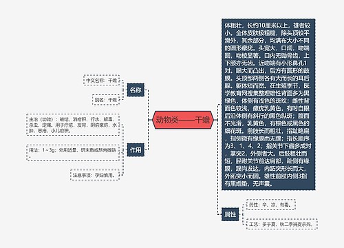 动物类——干蟾