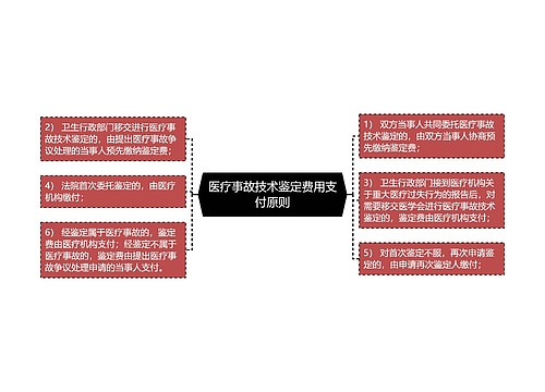 医疗事故技术鉴定费用支付原则